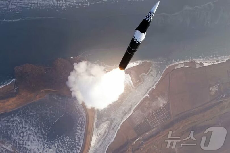 過去のミサイル発射場面＝労働新聞(c)news1