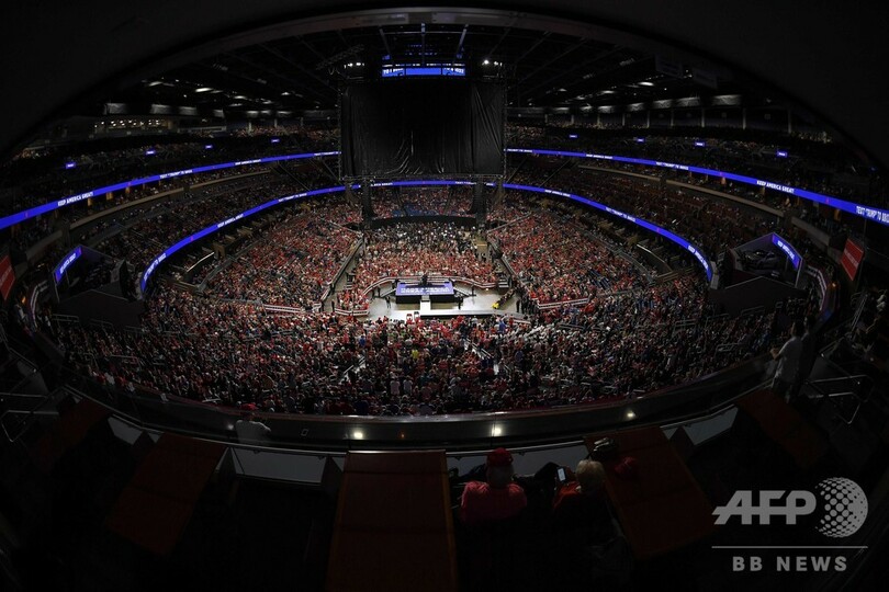 トランプ氏、2020年大統領選への立候補を正式表明 2万人が「USA、USA!」