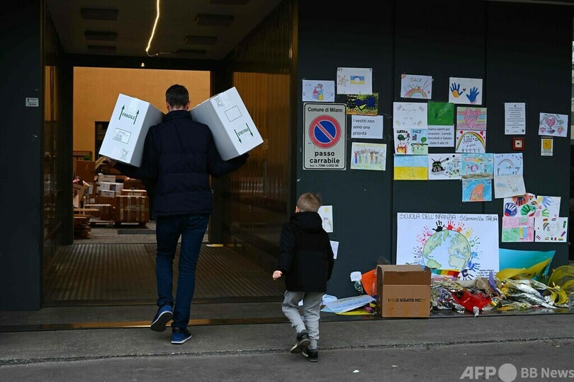 ファッションショーから支援活動へ 伊ミラノのウクライナ人モデル