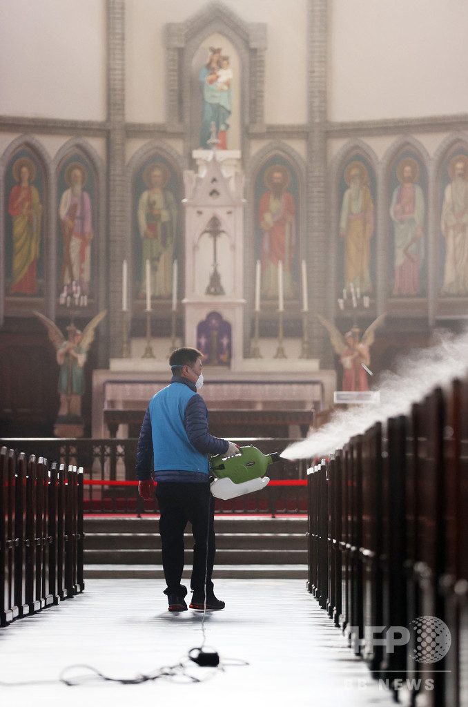 韓国、新型コロナ感染者1595人に 米韓合同軍事演習も延期