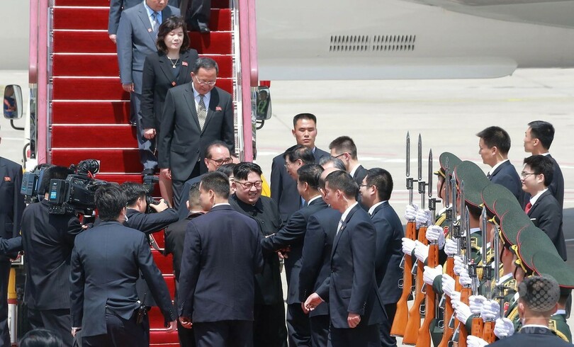 エアフォースウン？ 訪中で垣間見えた金正恩氏の飛行機