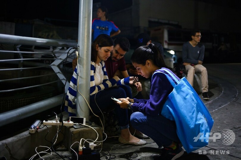 ベネズエラ、今月2度目の大停電続く 市民に広がる絶望と怒り