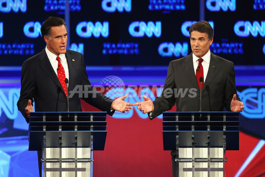 共和党候補が討論会、社会保障めぐり激論 2012年米大統領選 写真3枚 国際ニュース:AFPBB News