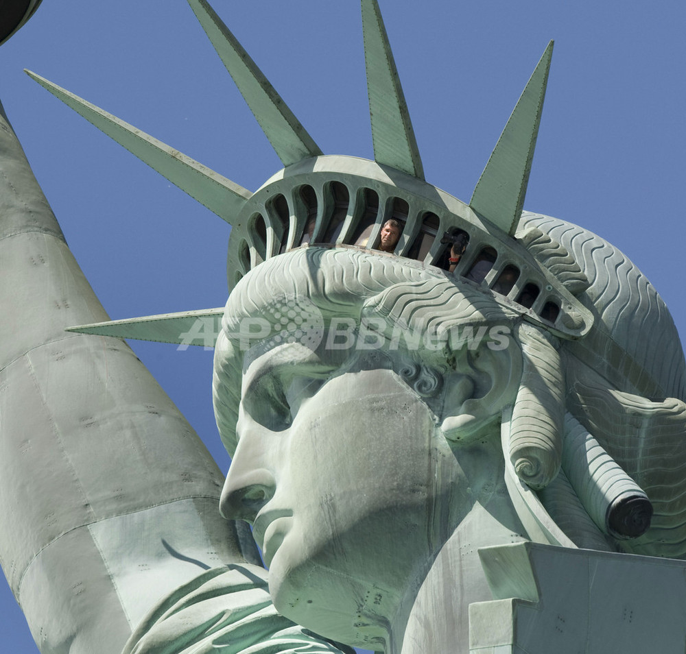 自由の女神 頭頂部の展望台が再開 写真16枚 国際ニュース Afpbb News
