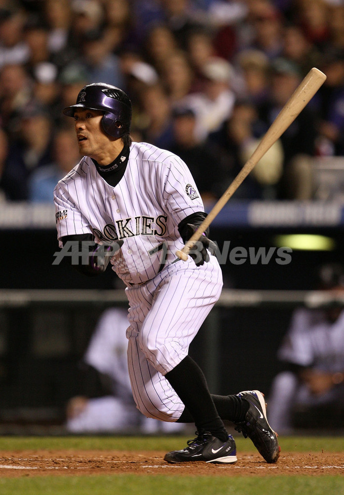 MLB 松井稼頭央選手 コロラド ロッキーズ オルタネイト ユニフォーム