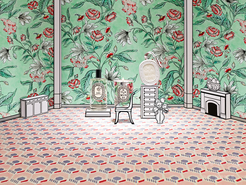 「ディプティック」壁紙作りを取り入れた限定コレクション