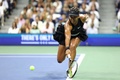 全米オープンテニス、女子シングルス2回戦。リターンを打つ大坂なおみ（2024年8月29日撮影）。(c)CHARLY TRIBALLEAU / AFP