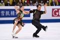 フィギュアスケート世界選手権、アイスダンス・リズムダンス（RD）。演技に臨む村元哉中/高橋大輔組（2023年3月24日撮影）。(c)Kazuhiro NOGI/AFP