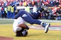 19NFL、AFC決勝、カンザスシティ・チーフス対テネシー・タイタンズ。タッチダウンを決めるテネシー・タイタンズのデニス・ケリー（2020年1月19日撮影）。(c)Jamie Squire/Getty Images/AFP