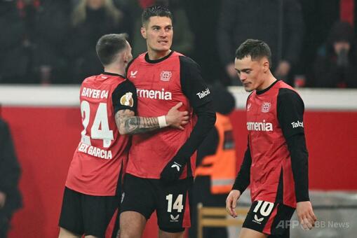 レバークーゼンがドイツ杯4強 延長戦で2部ケルン下す 写真5枚