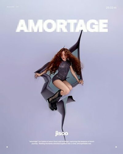 BLACKPINKのジス、新ミニアルバム「AMORTAGE」で大胆な魅力