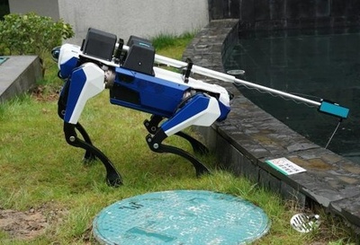 水質検査にロボット犬を導入 中国杭州