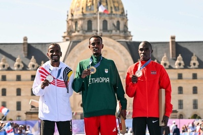 エチオピアのトラが男子マラソンで金 パリ五輪