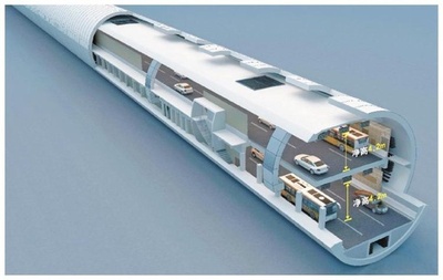 中国山東省で世界最大直径の水中シールドトンネルの上下二層が貫通