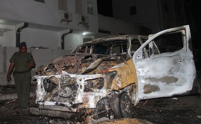 ソマリア首都の高級ホテルで自動車爆弾が爆発、4人死亡