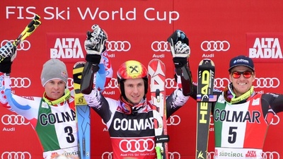 ヒルシャーが男子大回転で今季2勝目、アルペンスキーW杯