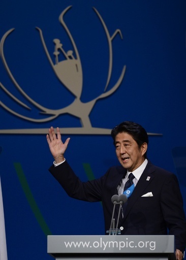 「五輪成功させ震災の国際支援に恩返しを」、安倍首相