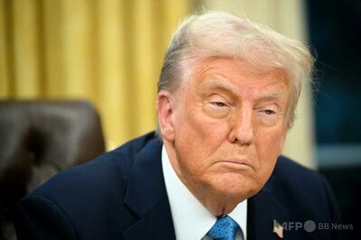 カナダ・メキシコ・中国への関税発表　トランプ米大統領