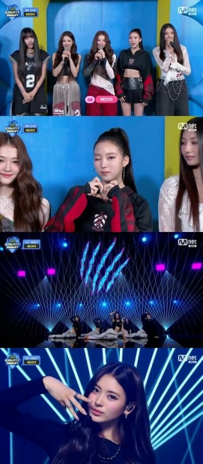 MEOVV、デビューシングル「MEOW」のステージ開