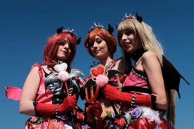 コミックとゲームの祭典に大勢のコスプレファン、ローマ