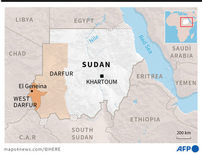 西ダルフール州都で連日の戦闘、少なくとも132人死亡 スーダン