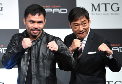 パッキャオ来日、「七つ目のタイトルは大統領？」の質問には… 