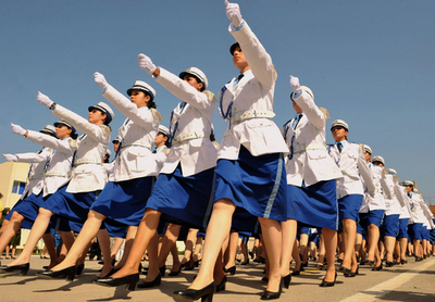 犯罪は許さない、新米女性警官らがスキルを披露 アルジェリア