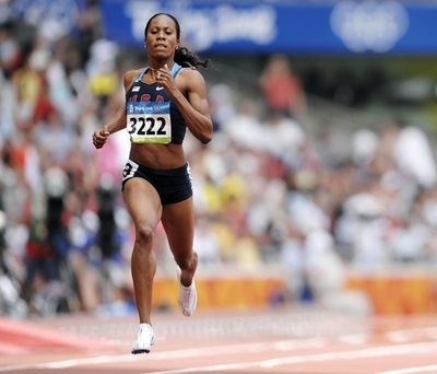 サンヤ・リチャーズ 女子400メートル準決勝進出