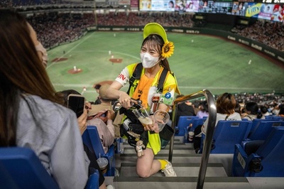 Speed demons: the 'uriko' beer vendors of Japanese baseball