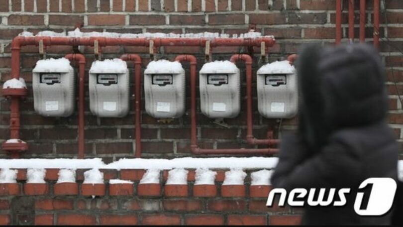 ソウルのある住宅街に設置されたガスメーター(c)news1