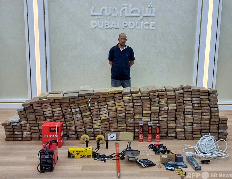 ドバイ、コカイン500キロ押収 末端価格152億円相当