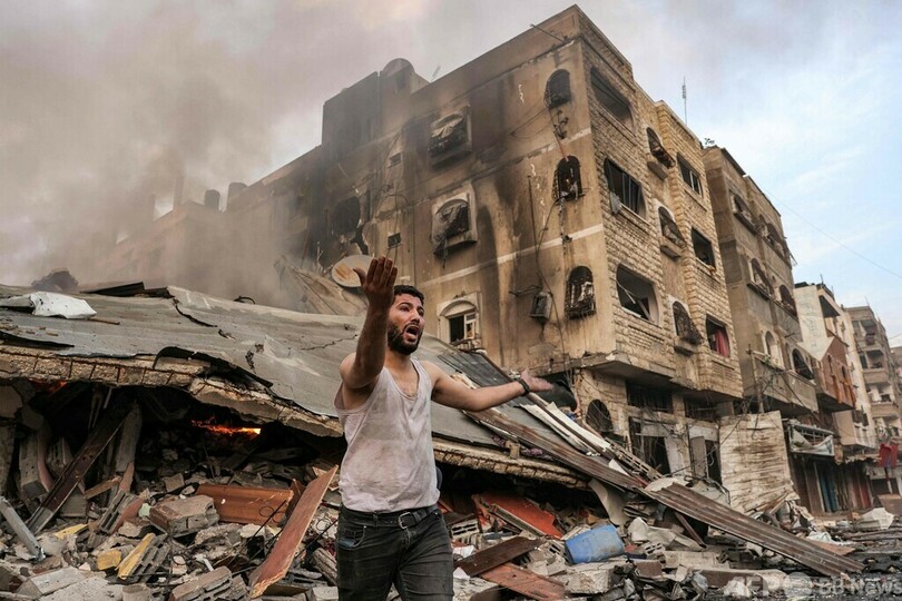 ガザ地区避難民、26万人超に 国連