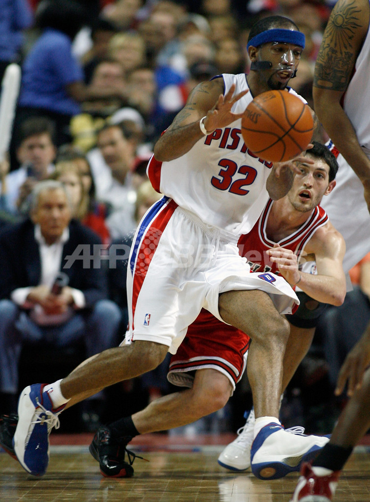 ＜06 07nba プレーオフ＞ピストンズ ブルズに快勝し初戦を白星で飾る 米国 写真18枚 国際ニュース：afpbb News