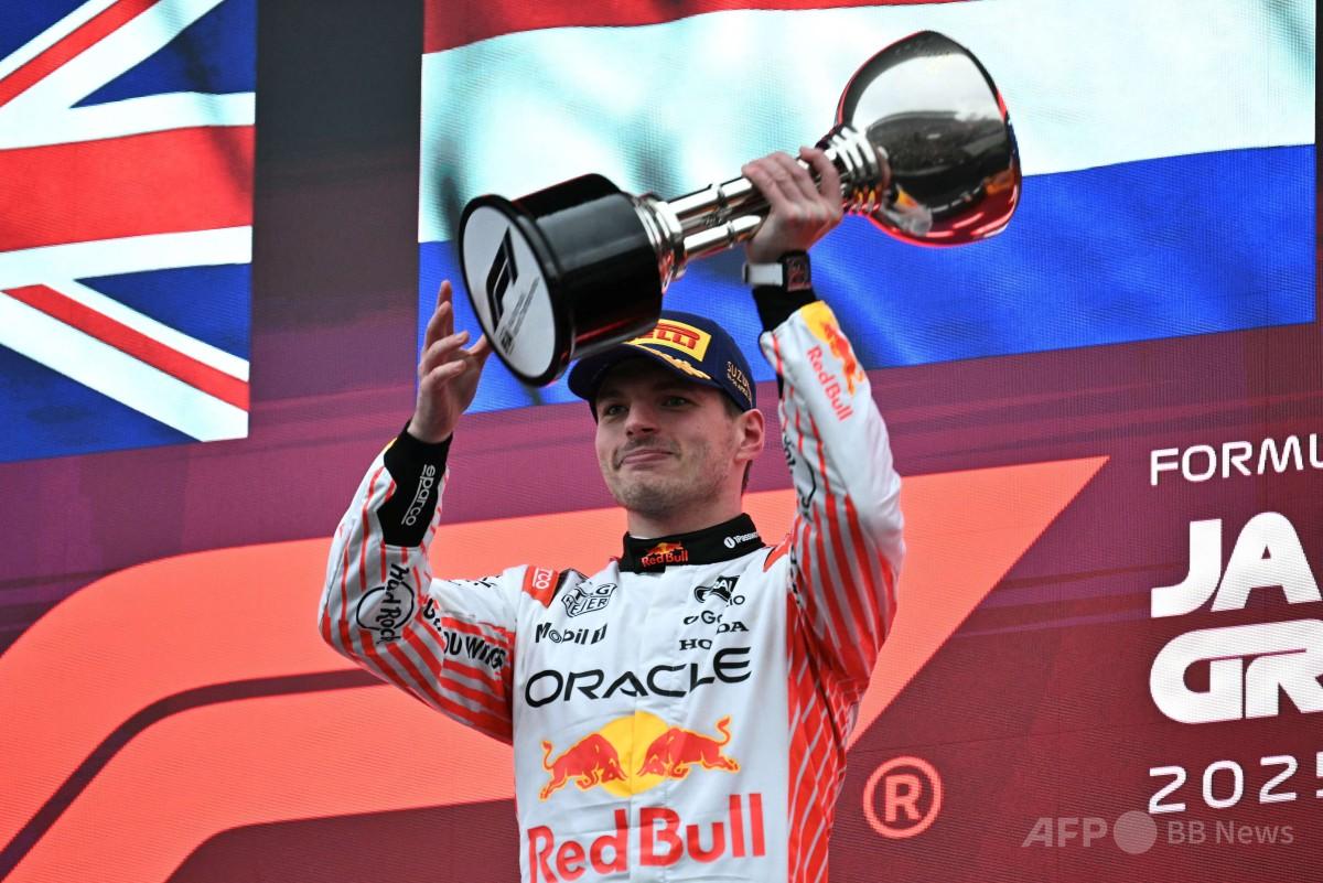 1/18 フェルスタッペン　別注　日本GP チャンピオン　角田移籍記念値下げ中 フェルスタッペンが日本GP制す 今季初勝利 角田は12位 写真11枚