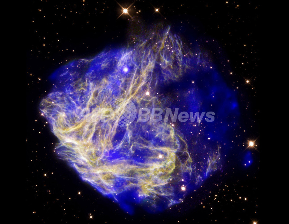 超新星残がいN49、NASAが画像公開 写真1枚 国際ニュース：AFPBB News