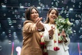 タイ・バンコクのショッピングモールで開催された婚姻届提出イベントに出席するカップル（2025年1月23日撮影）。(c)Chanakarn Laosarakham / AFP