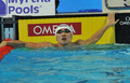 競泳、第11回世界短水路選手権2012（FINA Short Course World Swimming Championships 2012）最終日、男子200メートルバタフライ決勝。優勝を飾った金田和也（Kazuya Kaneda、2012年12月16日撮影）(c)AFP/BULENT KILIC
