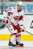 写真は、試合に備え練習に励むピッツバーグ・ペンギンズ（%%Pittsburgh Penguins%%）のシドニー・クロスビー（%%Sidney Crosby%%）。(c)AFP/Getty Images Jim McIsaac