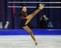 フィギュアスケート欧州選手権（ISU European Figure Skating Championships 2013）は26日、クロアチアのザグレブ（Zagreb）で行われ、女子シングル・フリースケーティング（FS）では、イタリアのカロリーナ・コストナー（Carolina Kostner）が130.52点を獲得し、合計194.71点で2年連続5度目の欧州王者に輝いた。

演技に臨むエリザベータ・トゥクタミシェワ（Elizaveta Tuktamisheva、2013年1月26日撮影）。(c)AFP/ATTILA KISBENEDEK