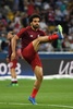 サッカー欧州チャンピオンズリーグ決勝、レアル・マドリード対リバプール。試合前の練習に臨むリバプールのモハメド・サラー（2018年5月26日撮影）。(c)AFP PHOTO / Paul ELLIS
