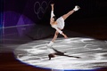 平昌冬季五輪、フィギュアスケートのエキシビションに臨む宮原知子（2018年2月25日撮影）。(c)AFP/Mladen ANTONOV