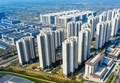 淮南市ハイテク産業開発区の香樟苑6期再定住用住宅プロジェクトの航空写真（撮影日不明）。(c)CNS/董志奕