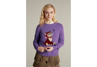 「ミュウミュウ」人気の猫シリーズ、新作ニットコレクション