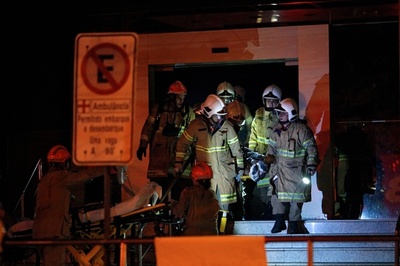 ブラジル・リオの病院で火災、少なくとも10人死亡