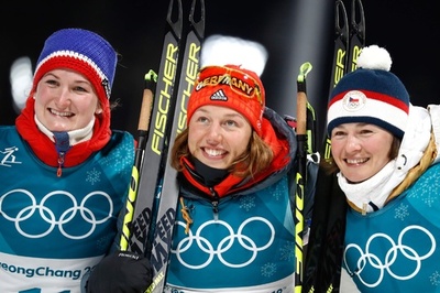 バイアスロン女子スプリントでダールマイヤーが金、平昌五輪