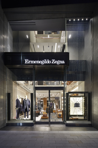 「エルメネジルド ゼニア」アジア最大の旗艦店、銀座にオープン
