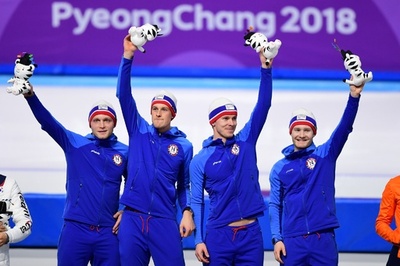 ノルウェーが男子団体追い抜きで金、地元韓国は銀に終わる