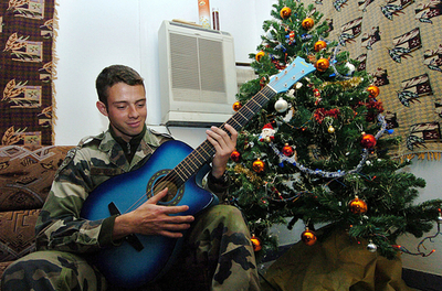 アフガニスタン駐留部隊にもクリスマス