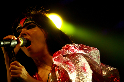 ビョーク、トルコのイスタンブールでコンサート