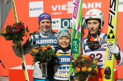 高梨が2本の大ジャンプで今季9勝目！ジャンプW杯女子